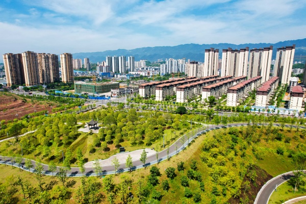 垫江县三合湖湿地公园。龚长浩摄